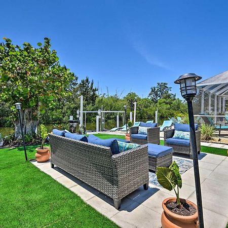 Waterfront Bradenton Home Heated Pool And Fire Pit Eksteriør billede